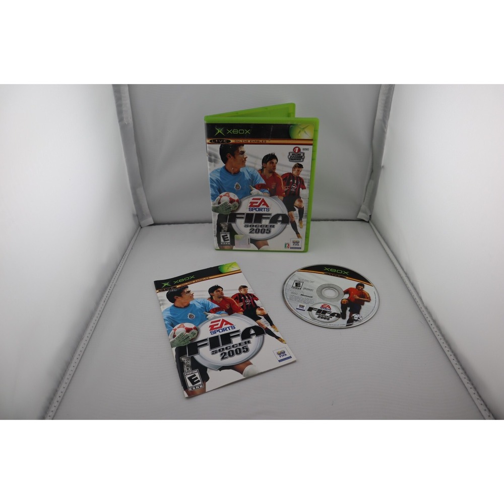 FIFA Soccer 2005 (Microsoft Xbox, 2004) CIB Complete Tested and Working Great - Picture 1 of 7
